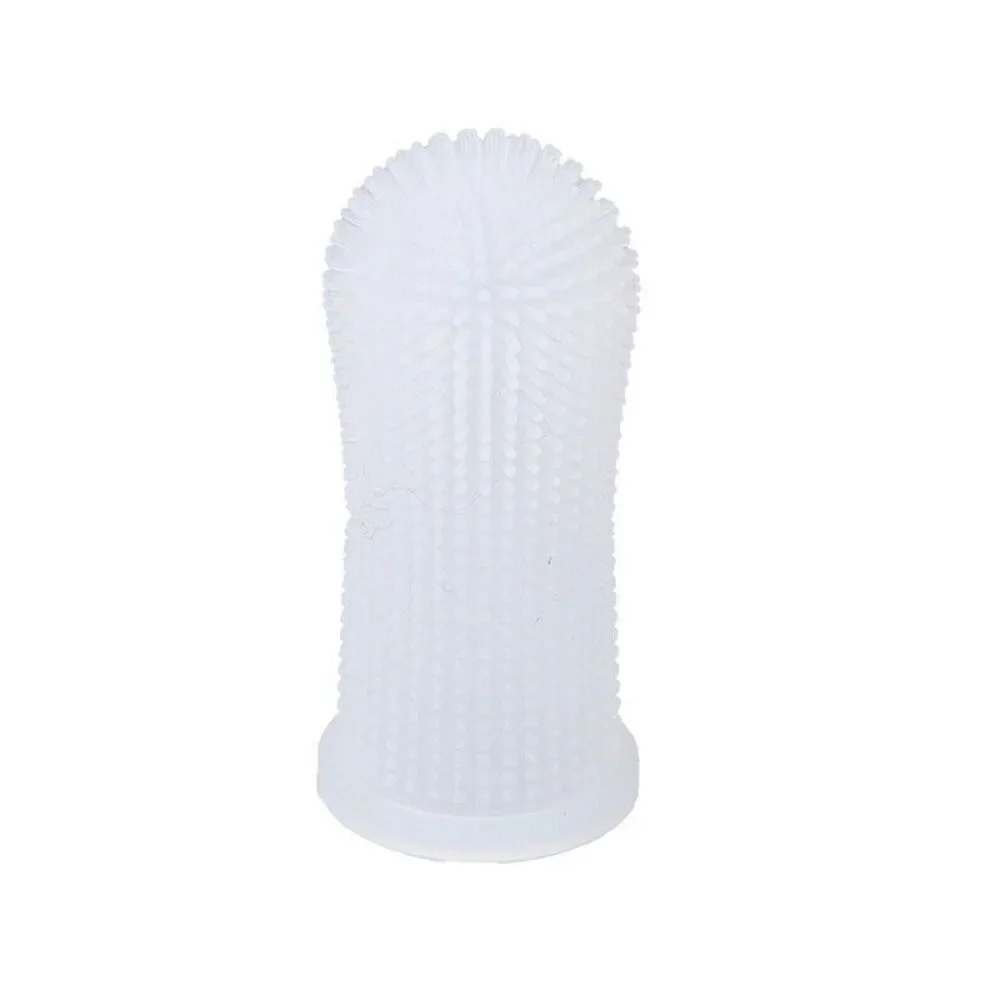Dog Cat Soft Pet Finger Toothbrush 360 Degrees - LOT OF 2 - USA SHIPPING